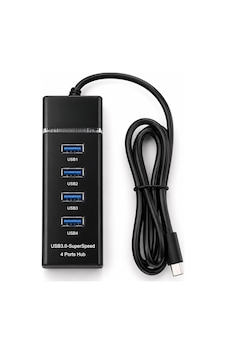 Büro Ev Ofis Cihazları İçin 1,2mt 4port Typec Usb Hub Büro Ev Ofis Cihazları İçin 1,2mt 4port Typec Usb Hub