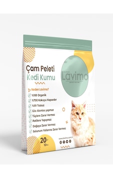Lavimo Organik Çam Peleti Kedi Kumu 20 L