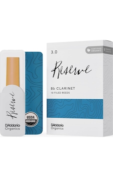 Rico Royal Odcr1030 Organic Reserve Bb Klarnet Kamışı, 10 Lu Paket , No:3 Rico Royal Odcr1030 Organic Reserve Bb Klarnet Kamışı, 10 Lu Paket , No:3