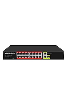 Uranium G1621SFP 300 W Poe 16 Port Gigabit Switch Uranium G1621SFP 300 W Poe 16 Port Gigabit Switch