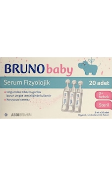 Bruno Baby Serum Fizyolojik Damla 5 ML X 20 Adet