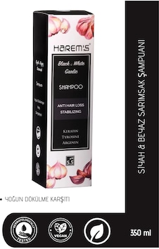 Harem's Siyah & Beyaz Sarımsak Şampuan 350 ML Harem's Siyah & Beyaz Sarımsak Şampuan 350 ML