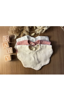 Venedy's Minimal Collection 3 Lü Mama Önlüğü Seti Pudra