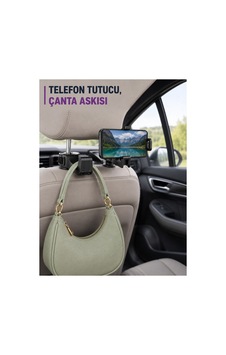 8753tknd Araç Koltuk Arkası Telefon Tutucu Ve Çanta Askısı Aparatı 893hmng Çok Renkli Çok Renkli