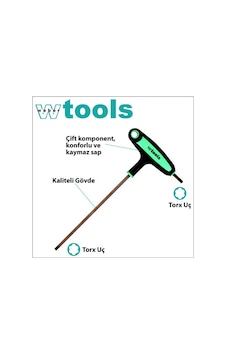 Weber Tools T Saplı Torx Tornavida T8 x 100 MM Weber Tools T Saplı Torx Tornavida T8 x 100 MM