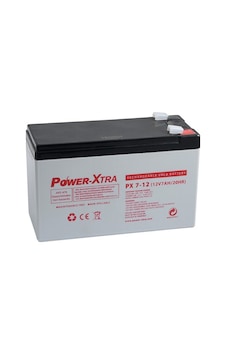Power-Xtra 12V 7 AH F2 Pin Bakımsız Kuru Akü
