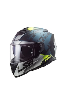Ls2 Storm Sprınter Gri Cobalt Mat Siyah Kask Ls2 Storm Sprınter Gri Cobalt Mat Siyah Kask