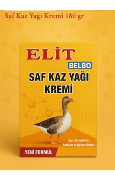 Elit Belbo Kaz Yağı Kremi 180 Gr Elit Belbo Kaz Yağı Kremi 180 Gr