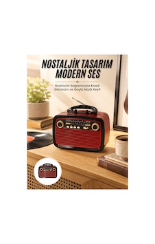 8753tknd Nostalji Radyo Bluetooth Hoparlör Usb-sd Kart Giriş Led Fener Işıklı Bataryalı Pilli Yeni N Çok Renkli 8753tknd Nostalji Radyo Bluetooth Hoparlör Usb-sd Kart Giriş Led Fener Işıklı Bataryalı Pilli Yeni N Çok Renkli