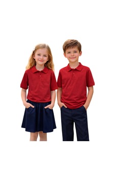 Erdem Kıds Unisex Kız Erkek Çocuk Polo Yaka Pamuklu Kısa Kol Kırmızı Günlük Basic Okul Tişört Kırmızı Kırmızı Erdem Kıds Unisex Kız Erkek Çocuk Polo Yaka Pamuklu Kısa Kol Kırmızı Günlük Basic Okul Tişört Kırmızı Kırmızı