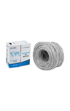 S-Link Sl-Cat657 305M 23Awg 6Mm Cat6 Kablo S-Link Sl-Cat657 305M 23Awg 6Mm Cat6 Kablo
