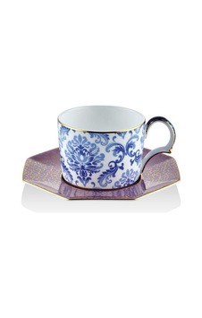 Lamedore Tea Delight Çay Fincanı Prussian Blue Blooming Baroque 1 Adet Lamedore Tea Delight Çay Fincanı Prussian Blue Blooming Baroque 1 Adet