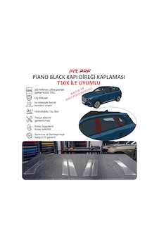T1ox İle Uyumlu Hazır Kesim Piano Black Kapı Yan Direk Kaplamalar T1ox İle Uyumlu Hazır Kesim Piano Black Kapı Yan Direk Kaplamalar