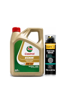Castrol Edge DPF Motor Yağı 5W-40 4 L + Lastik Tamir Kiti 400 ML Castrol Edge DPF Motor Yağı 5W-40 4 L + Lastik Tamir Kiti 400 ML