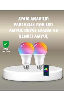 Akıllı 9w Rgbw Led Ampul, Tasaruflu Romantik Işıkl Lambaaaa-dbbc6 Diğer Akıllı 9w Rgbw Led Ampul, Tasaruflu Romantik Işıkl Lambaaaa-dbbc6 Diğer
