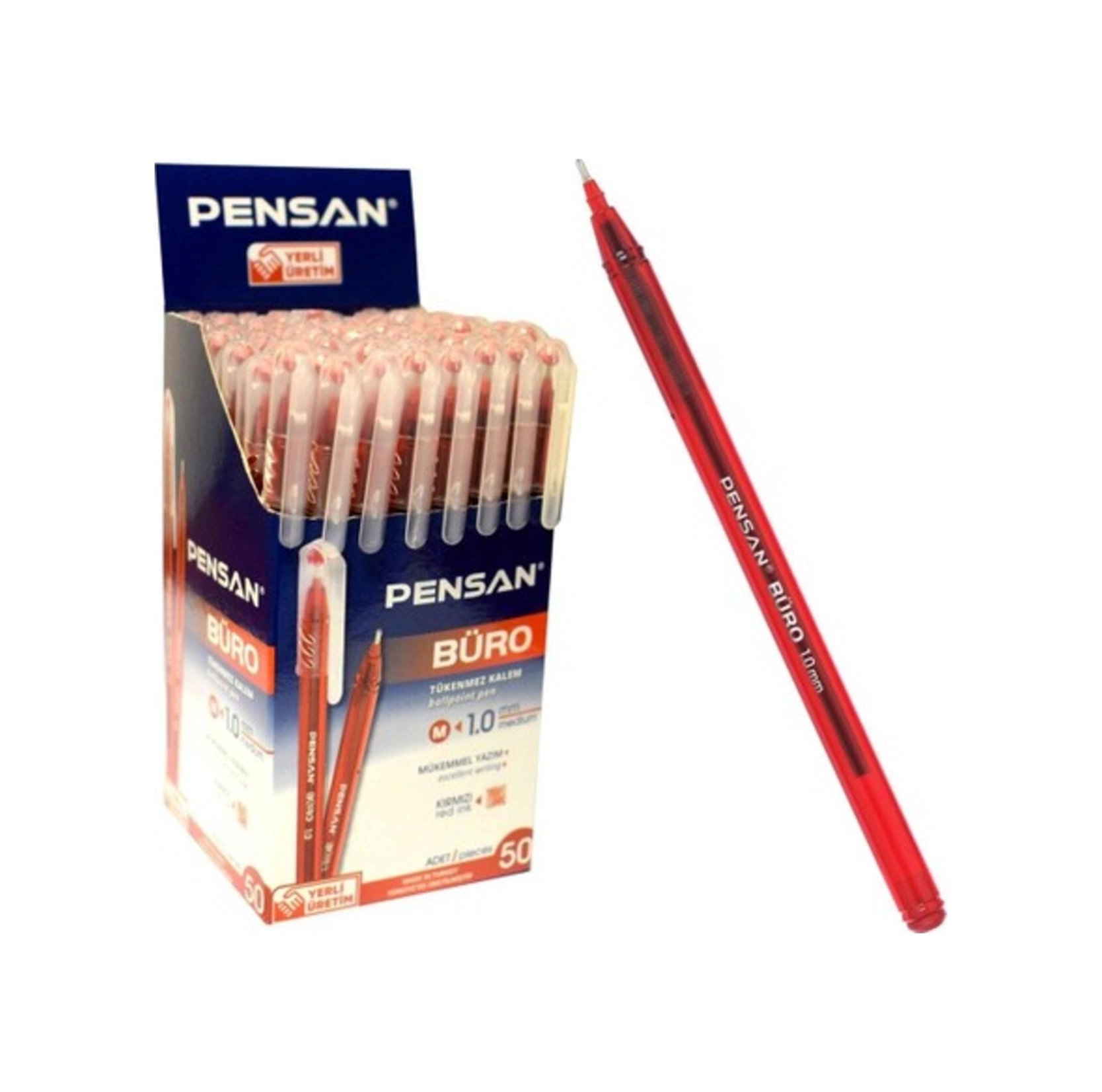 Tükenmez Kalem 10 Adet Kırmızı Renk 1.0 Mm Büro Tipi Ballpoint Büro Tükenmez Kalem 10 Karışık Tükenmez Kalem 10 Adet Kırmızı Renk 1.0 Mm Büro Tipi Ballpoint Büro Tükenmez Kalem 10 Karışık