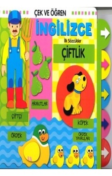 Çek ve Öğren İngilizce-Çiftlik- Çiçek Yayıncılık