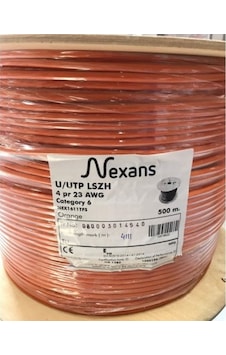 Nexans Cat6 500M 23AWG Utp %100 bakır Lszh Halogen Free Nexans Cat6 500M 23AWG Utp %100 bakır Lszh Halogen Free