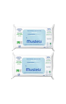 Mustela Kompost Parfümsüz Islak Mendil 60'lı x 2
