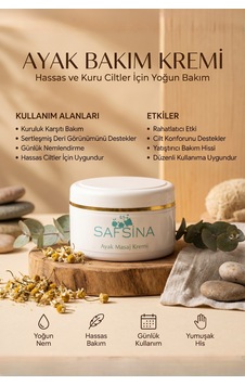 Safsina Ayak Bakım Kremi 50 Ml
