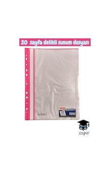 20 Sayfa Delikli Sunum Dosyası A4 Ebat Çok Renkli 20 Sayfa Delikli Sunum Dosyası A4 Ebat Çok Renkli
