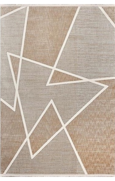 Gümüşsuy Adara 18352 J10 Bej Geometrik Desenli Modern Antitoz Halı Gümüşsuy Adara 18352 J10 Bej Geometrik Desenli Modern Antitoz Halı