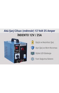 Akü Şarj Cihazı Redresör 12 Volt 25 Amper N11.251 Akü Şarj Cihazı Redresör 12 Volt 25 Amper N11.251
