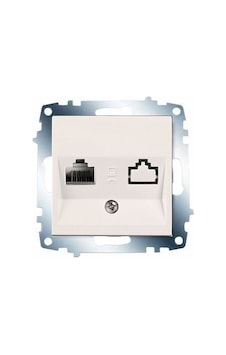 Viko Karre Beyaz Tekli Data Cat-6 İnternet Prizi Çerçevesiz - 90967078 Viko Karre Beyaz Tekli Data Cat-6 İnternet Prizi Çerçevesiz - 90967078