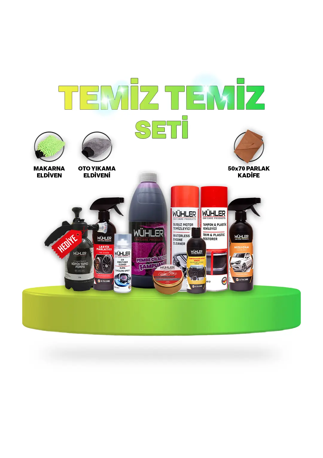 Wühler Temiz Temiz Seti 12 Parça Wühler Temiz Temiz Seti 12 Parça