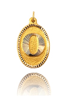 0.25 Gram 14 Ayar Altın O Harf Kolye Ucu 0.25 Gram 14 Ayar Altın O Harf Kolye Ucu