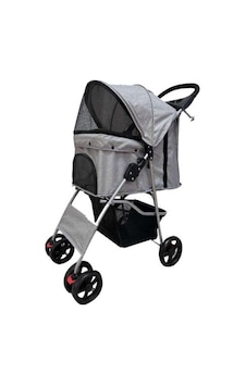 Eurodog - 977 - Katlanabilir Köpek Arabası Gri - Spt-gld - 80,5x40,5x101 Cm Eurodog - 977 - Katlanabilir Köpek Arabası Gri - Spt-gld - 80,5x40,5x101 Cm