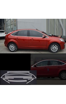 Ford Focus Hb 2005 2010 Cam Çıtası Krom