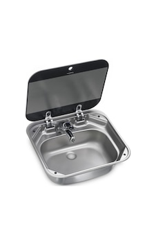 Dometic Sng 4237 Cam Kapaklı Kare Karavan Lavabo-Evye