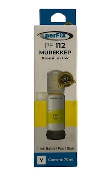 Perfıx Pf T112y Sarı Şişeli Mürekkep 70 Ml 50900935 Perfıx Pf T112y Sarı Şişeli Mürekkep 70 Ml 50900935