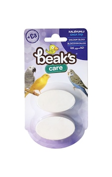 Beaks Kalsiyum Mineral Block Gaga Taşı - İkili Beaks Kalsiyum Mineral Block Gaga Taşı - İkili