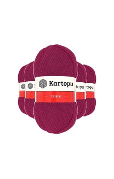 5 Adet Kristal Çift Katlı El Örgü Lif İpi Vişne K1794 Mudanis 5 Adet Kristal Çift Katlı El Örgü Lif İpi Vişne K1794 Mudanis