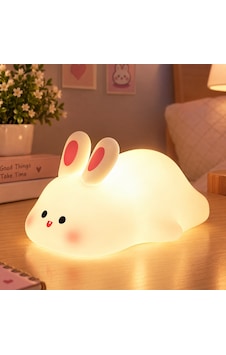 Sevimli Tavşan Figürlü Led Gece Lambası Dekoratif Masa Ve Çocuk Odası Lambası Diğer Sevimli Tavşan Figürlü Led Gece Lambası Dekoratif Masa Ve Çocuk Odası Lambası Diğer