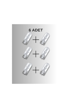 T10 Park Ampülü 5w 6 Adet T10 Park Ampülü 5w 6 Adet