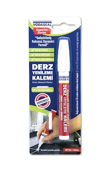 Vodaseal Çift Uçlu Su Bazlı Kokusuz Kalıcı Derz Kalemi Beyaz Diğer Vodaseal Çift Uçlu Su Bazlı Kokusuz Kalıcı Derz Kalemi Beyaz Diğer