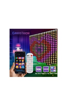 Led Işıklı Akıllı Perde Animasyonlu Uzaktan Kumanda Sevgili Eğlence Parti Yılbaşı 2x2 Mtr 400 Ledli Çok Renkli - 787020464 Çok Renkli