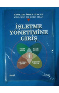 İşletme Yönetimine Giriş 1999 Yılı Basım İşletme Yönetimine Giriş 1999 Yılı Basım