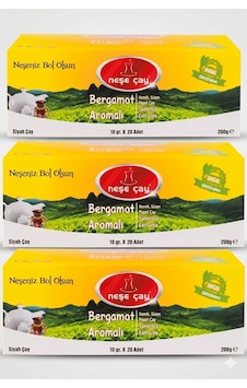 Neşe Çay Bergamotlu Demlik Poşet 10grx20adet 200gr X3 Adet Neşe Çay Bergamotlu Demlik Poşet 10grx20adet 200gr X3 Adet