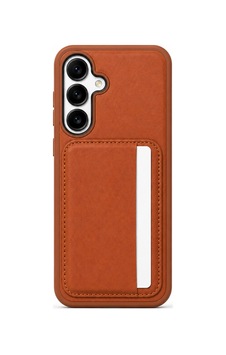 Cardx Samsung S25 Uyumlu Kendiliğinden Vegan Deri Kartlıklı Kamera Korumalı Kılıf Kahve Cardx Samsung S25 Uyumlu Kendiliğinden Vegan Deri Kartlıklı Kamera Korumalı Kılıf Kahve