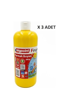 Bigpoint Parmak Boyası 500 Gram Sarı X 3 Adet Diğer Bigpoint Parmak Boyası 500 Gram Sarı X 3 Adet Diğer