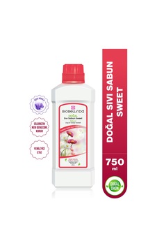 Doğal Sıvı Sabun Sweet Çiçek Kokulu Konsantre El Sabunu 750 Ml Doğal Sıvı Sabun Sweet Çiçek Kokulu Konsantre El Sabunu 750 Ml