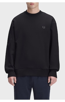 Fred Perry %100 Pamuk Regular Fit Bisiklet Yaka Sweat Erkek Sweat M3622 102 Siyah Fred Perry %100 Pamuk Regular Fit Bisiklet Yaka Sweat Erkek Sweat M3622 102 Siyah
