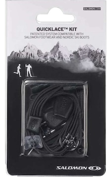 Salomon Quiklace Kit Bağcık Siyah