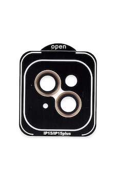Apple iPhone Uyumlu 14 Pvd Metal Kamera Lens - Turuncu