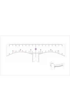 Kaş Ölçüm ve Uygulama Cetveli Şablonu Kaş Ölçüm ve Uygulama Cetveli Şablonu