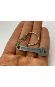 Anahtarlık İngiliz Anahtarı Mini Anahtarlık Gri Anahtarlık İngiliz Anahtarı Mini Anahtarlık Gri